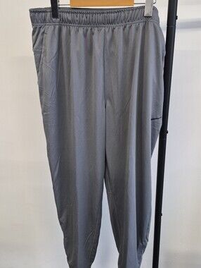 Nike Dri- Fit Gray Men's Elastic-Waist Performance Pants